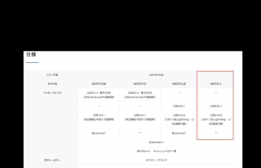 【値引き中】【中古品】 スター精密プリンタ MCP31L WT