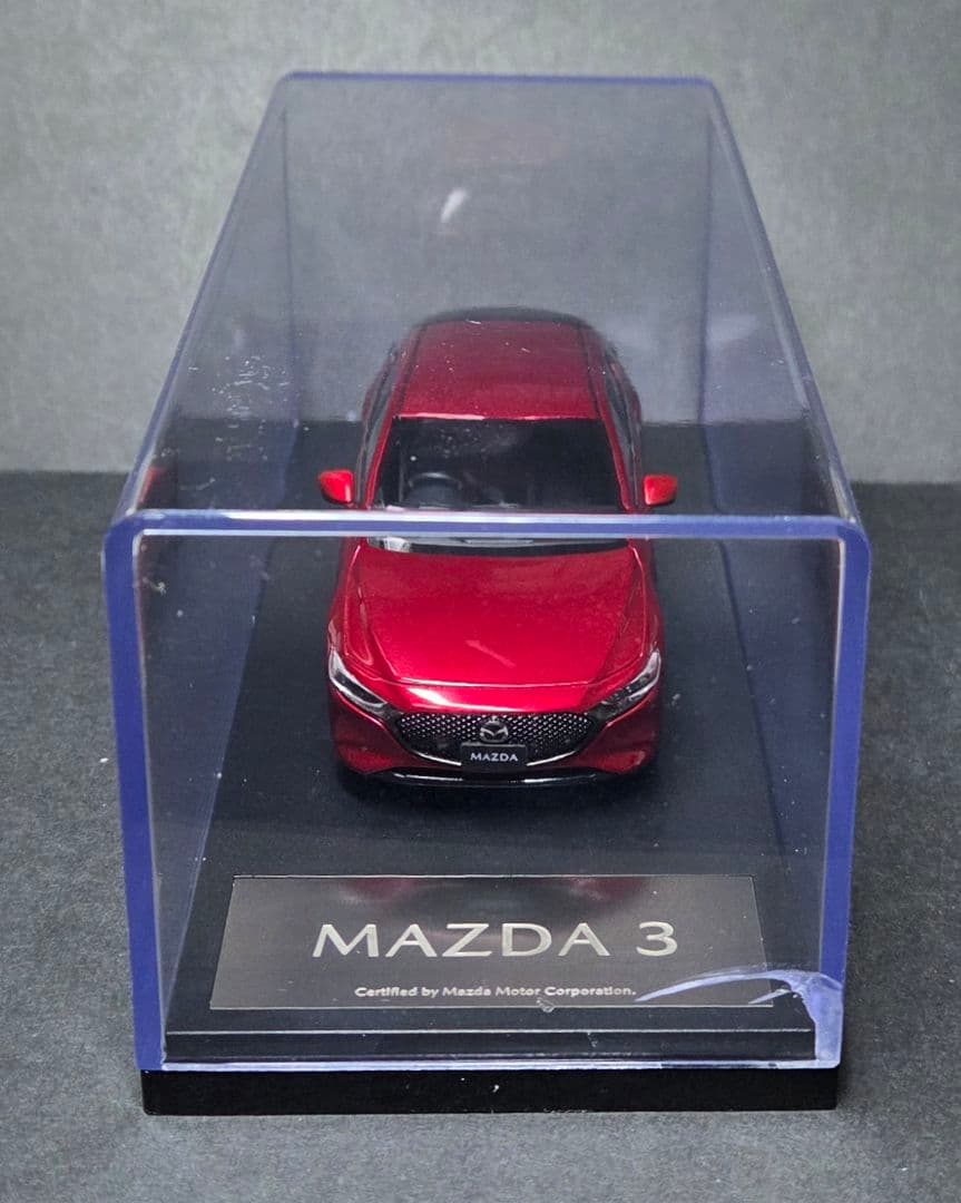イ*き様 マツダ3 1/43 モデルカー ソウルレッドクリスタルメタリック ディ