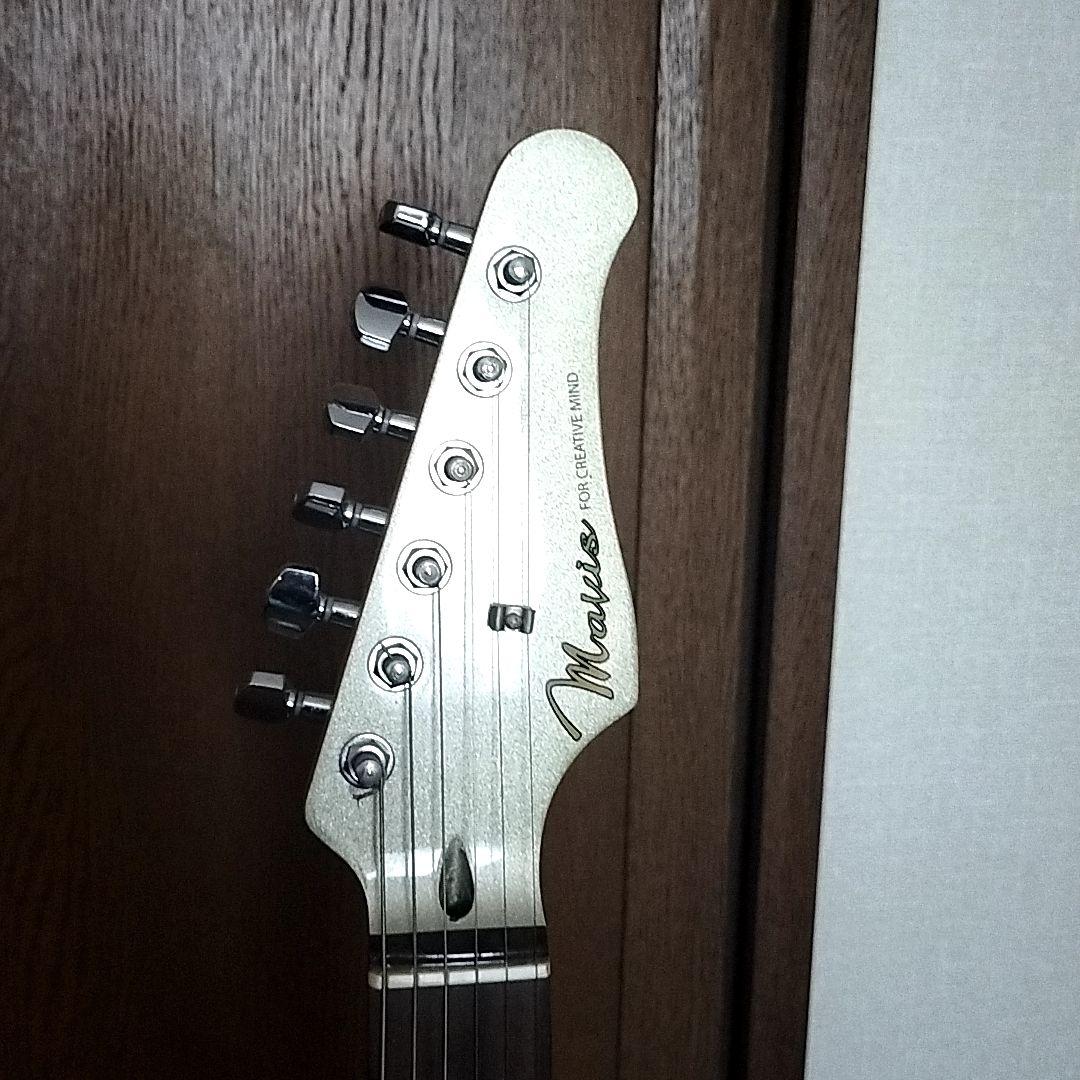 MAVIS　メイビス　イシバシ楽器　エレキギター 　シルバー