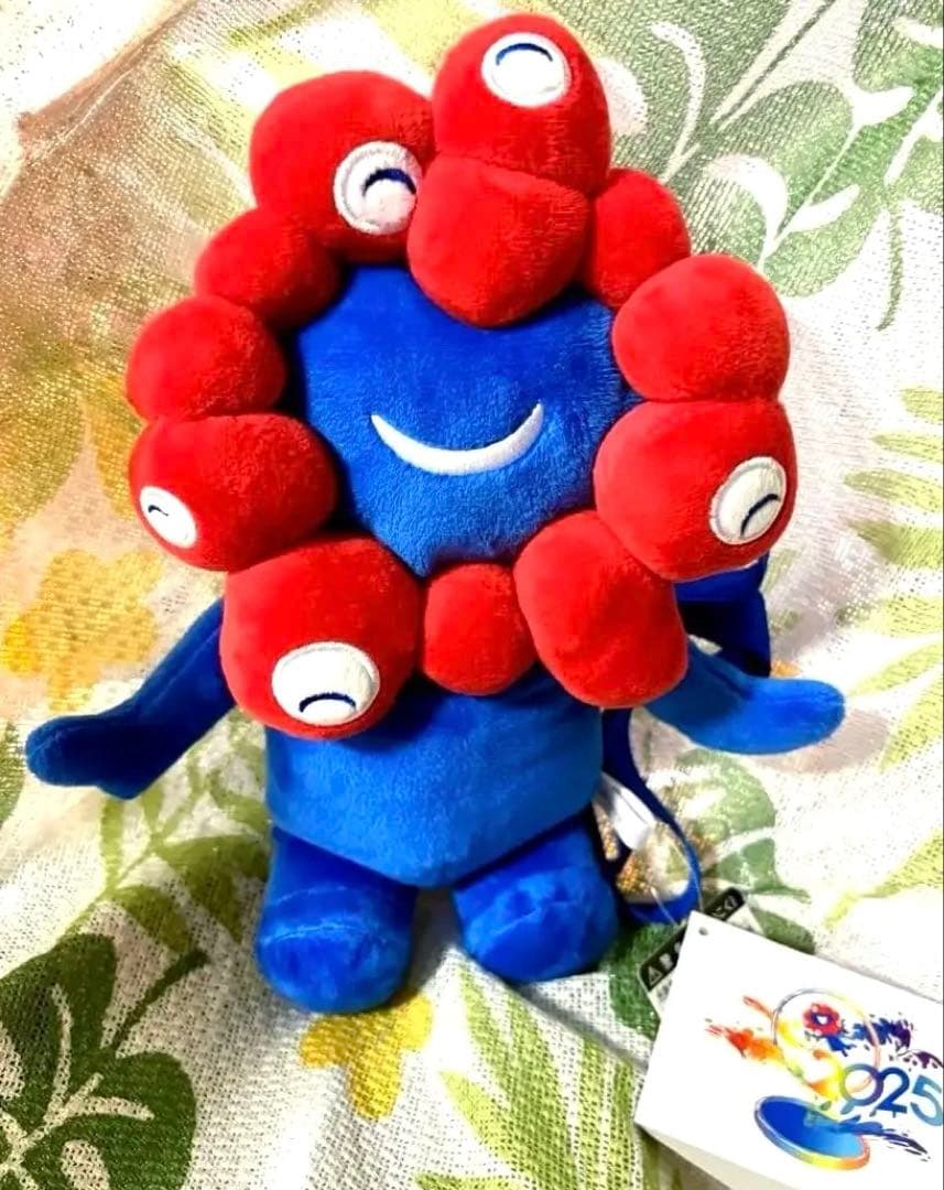 新品✨大阪関西万博 会場限定✨ミャクミャクぬいぐるみポーチ にっこりポシェット❣️