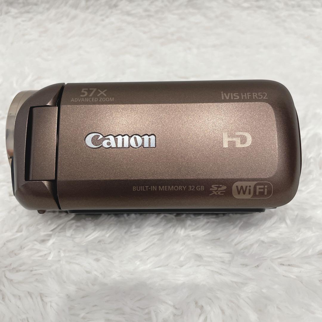 Canon 極美品✨ivis HF R52 ブラウン　ビデオカメラ