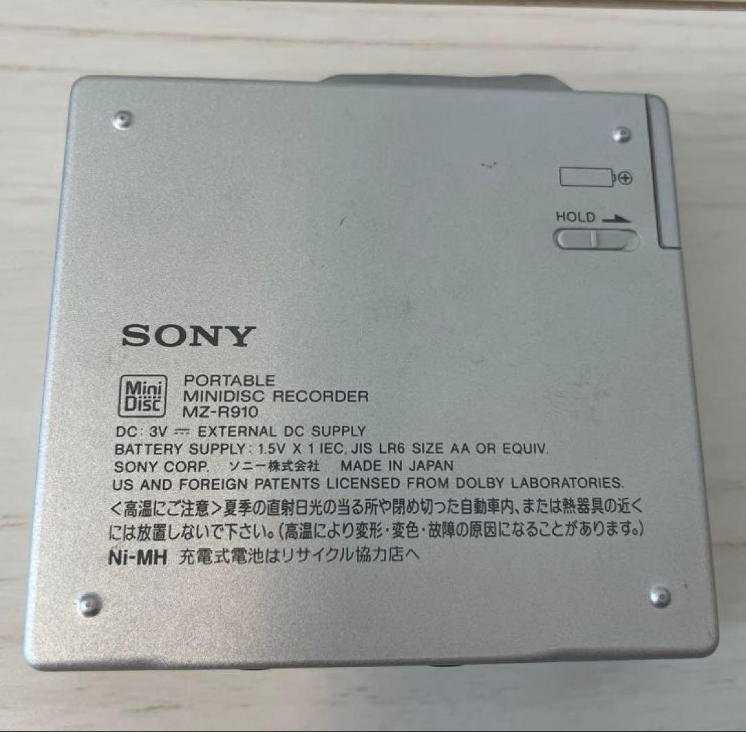 SONY ポータブルMDプレーヤー MZ-R910