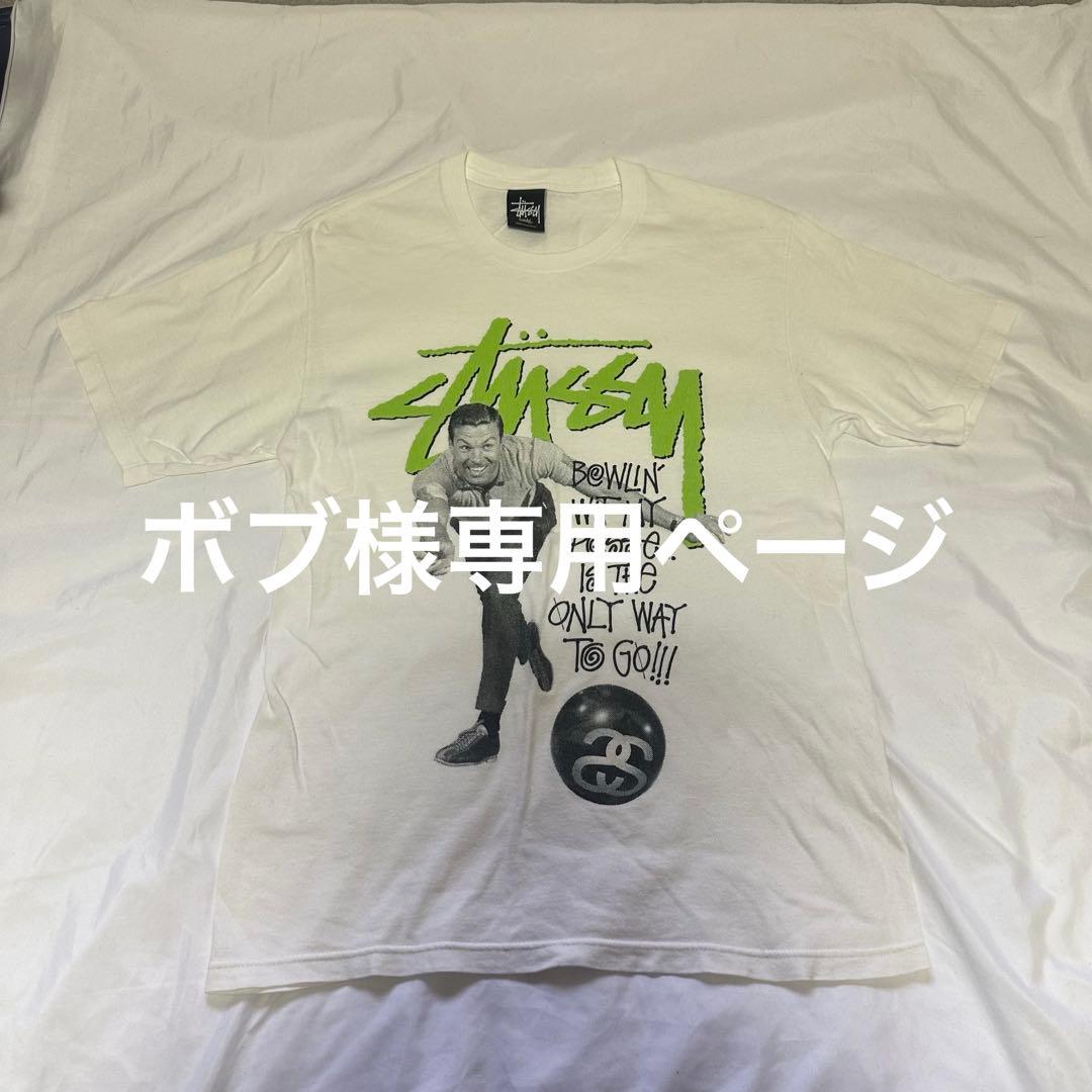 『ボブ』stussy半袖tシャツS ロゴ入り
