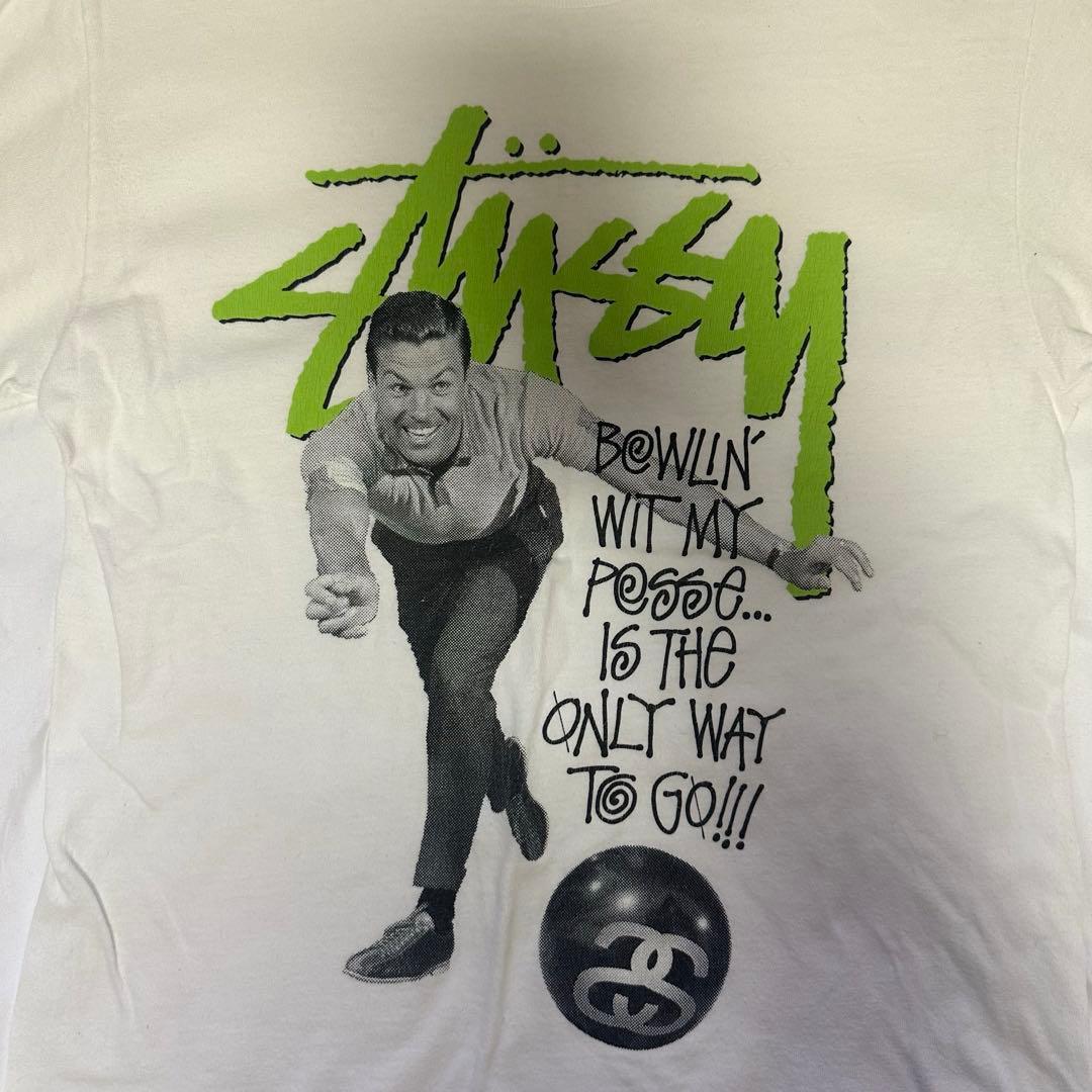 『ボブ』stussy半袖tシャツS ロゴ入り