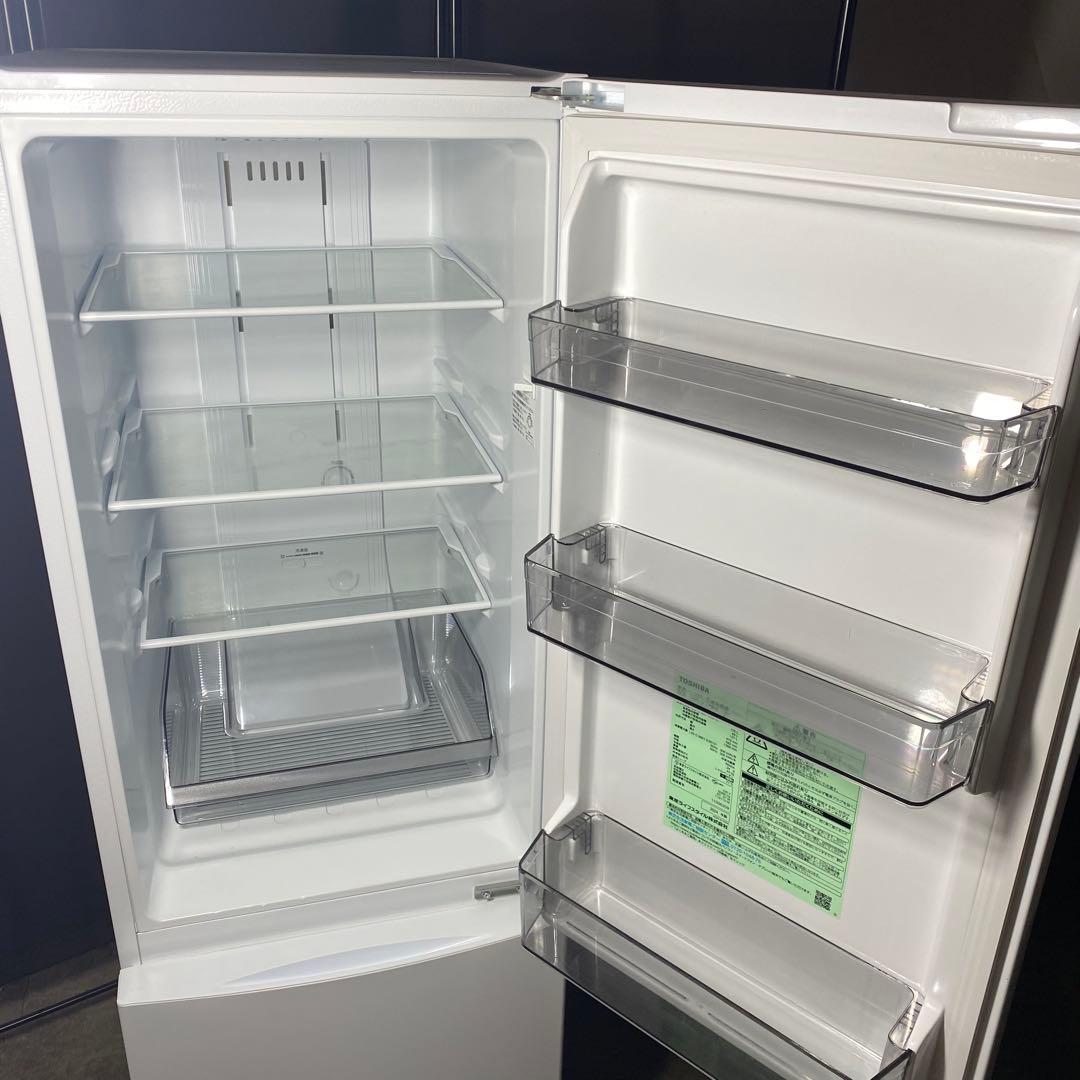 2024年製 美品 東芝 GR-V17BS(W) 2ドア冷蔵庫 170L
