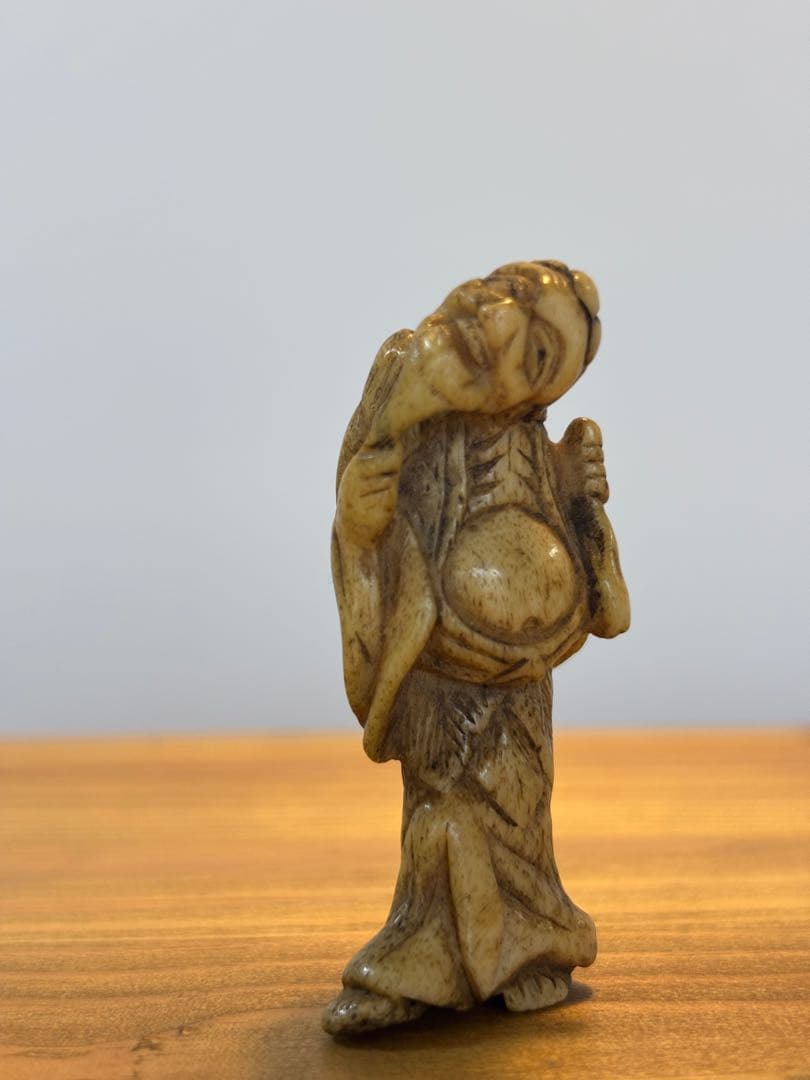 【希少】江戸時代〜明治時代　根付 仙人　アンティーク　印籠