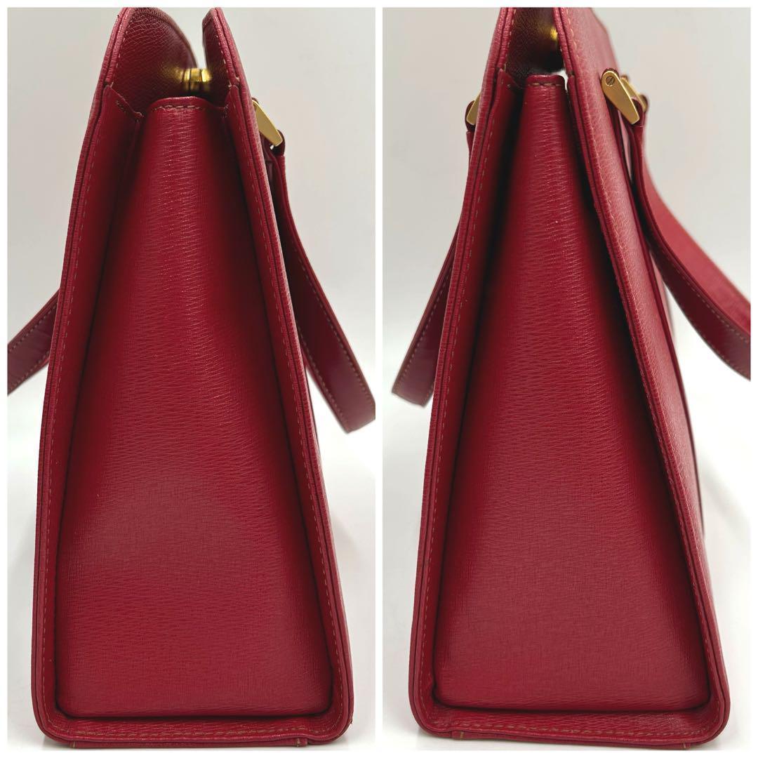 Burberrys バーバリーズ ハンドバッグ ノバチェック レッド　美品