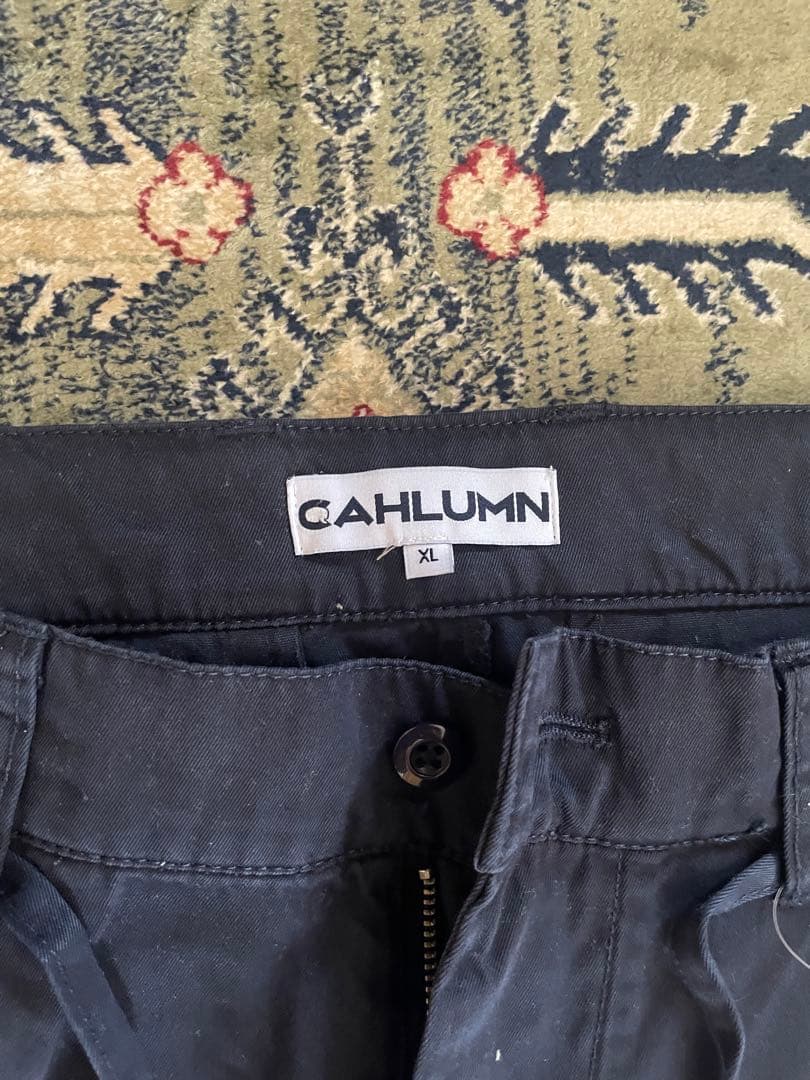 パンツ CAHLUMN 2 Tuck Chino Pant navy