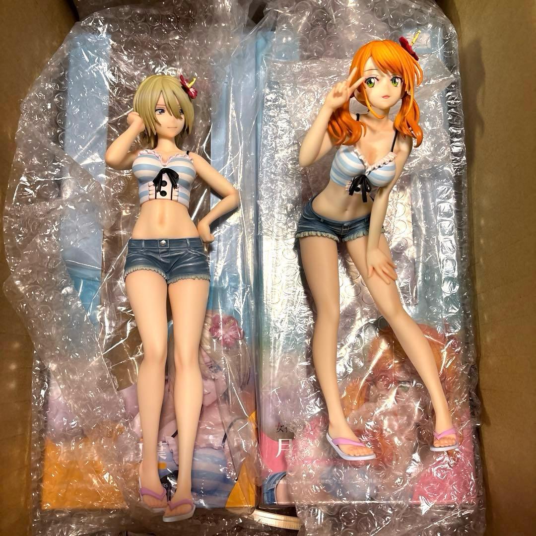 女神のカフェテラス 月島流星 鳳凰寺紅葉 水着フィギュアユニオンクリエイティブ