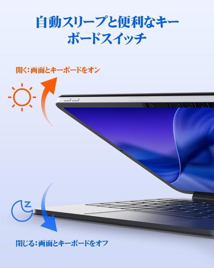 BETTDOW iPad用マジックキーボード 13インチ対応 軽量 日本語配列