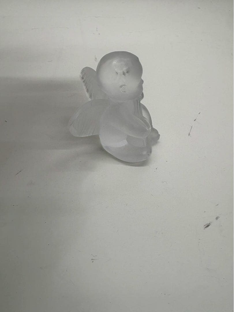 Lalique ラリック クリスタル 天使 置物 3体セット 中古品