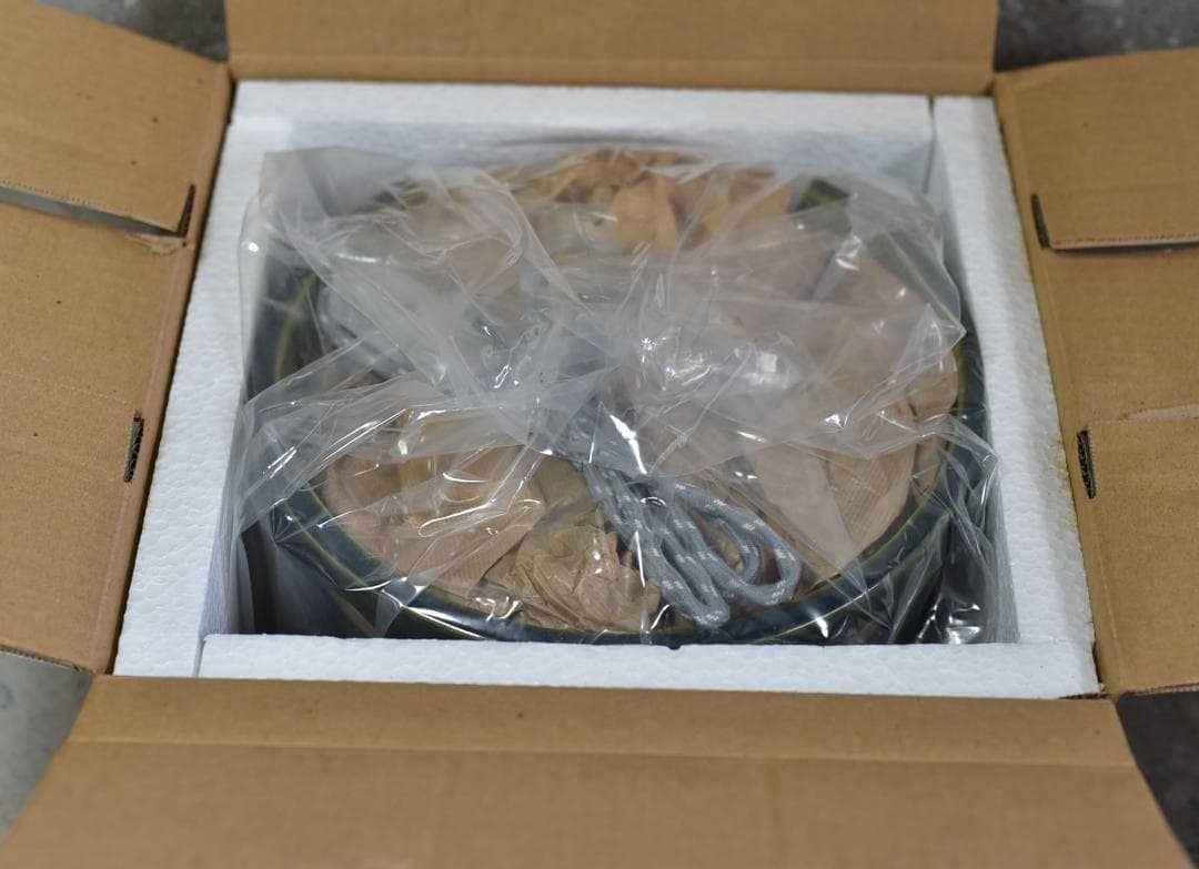 野々田風炉型紅鉢織部焼　電熱器　ヒータ－　お茶道具／共箱