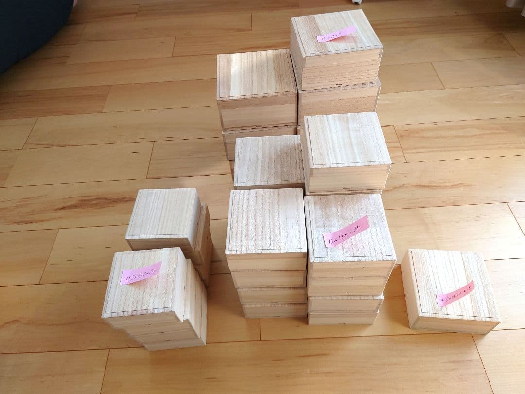 最終値下げ価格【新品】桐箱　工芸品日本製　木製桐箱30個セットまとめ売り