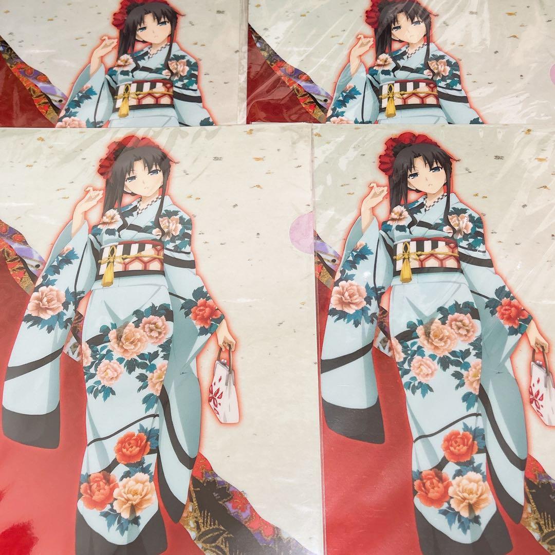 Fate ufotable 京まふ 着物 遠坂凛 クリアファイル