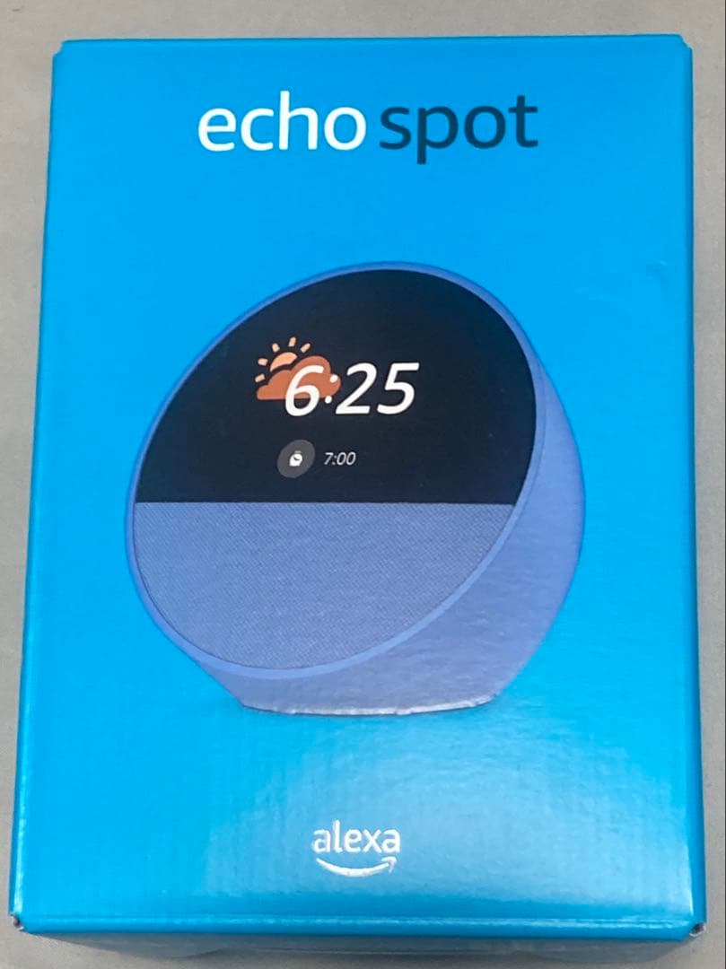 ディスプレイ付きスマートスピーカー　echo spot エコースポット