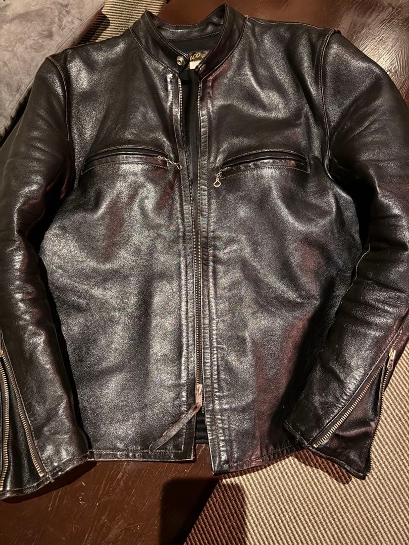 buco j-100 j100 ブラックレザーシングルライダースジャケット