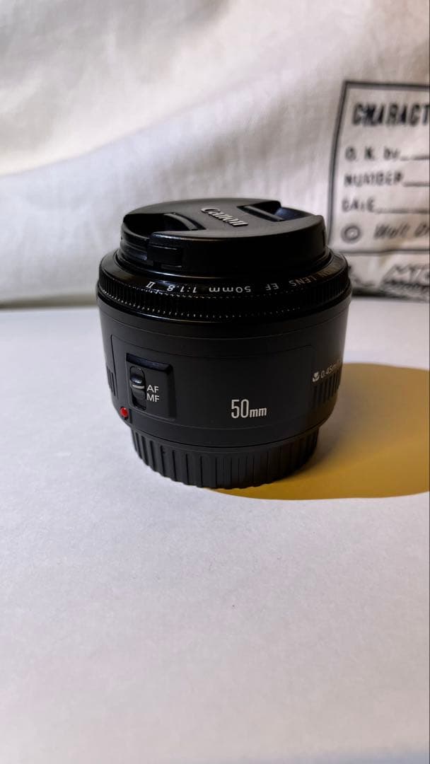 Canon EF 50mm f1.8 II レンズ