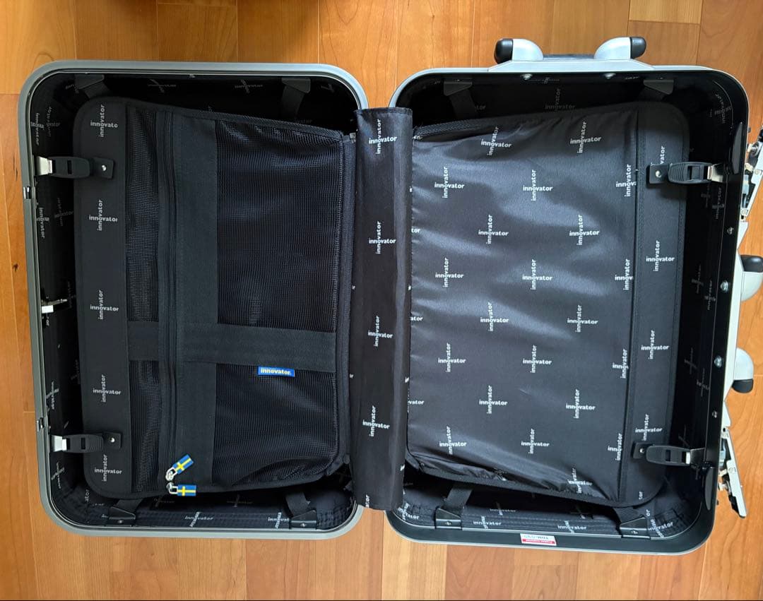 innovatorスーツケースINV22E ポーチ ステッカー収納袋タグ有54L