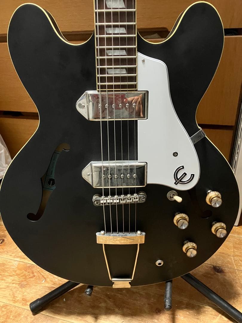 z*t様 Epiphone Casino Worn Ebony ギグバック付　カ