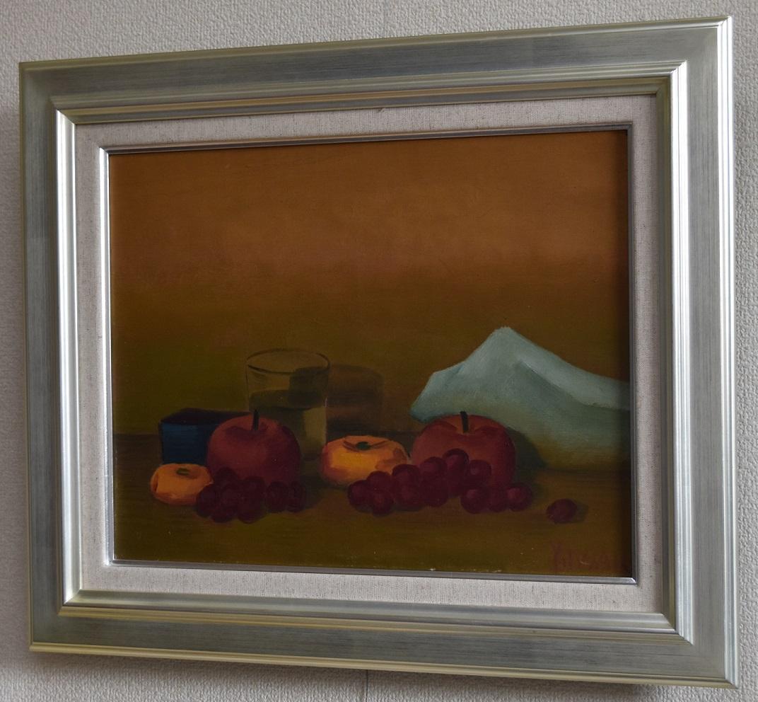 真作保証・理髪師の画家　大正～昭和期　岩井弥一郎　肉筆作品・静物画