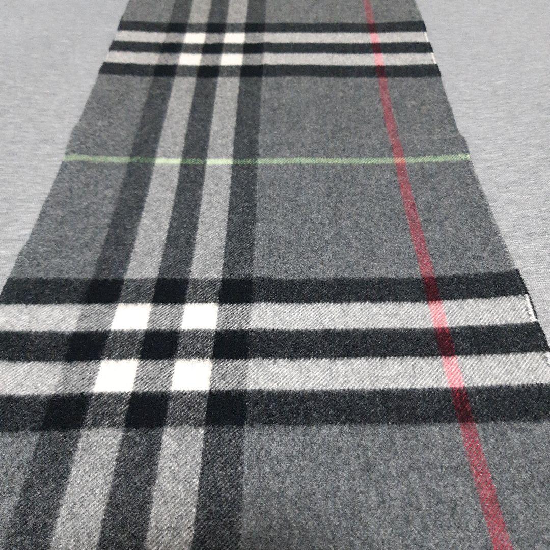 BURBERRY カシミヤ チェックマフラー