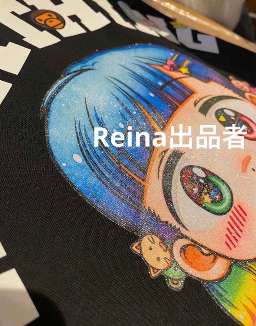 トップス BAPE X MR. COLLEGE RELAXED FIT TEE XL