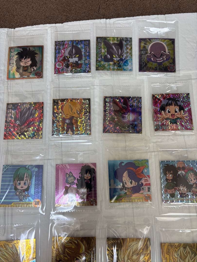 ドラゴンボール 超戦士 シール　ウエハース超-6 コンプリート