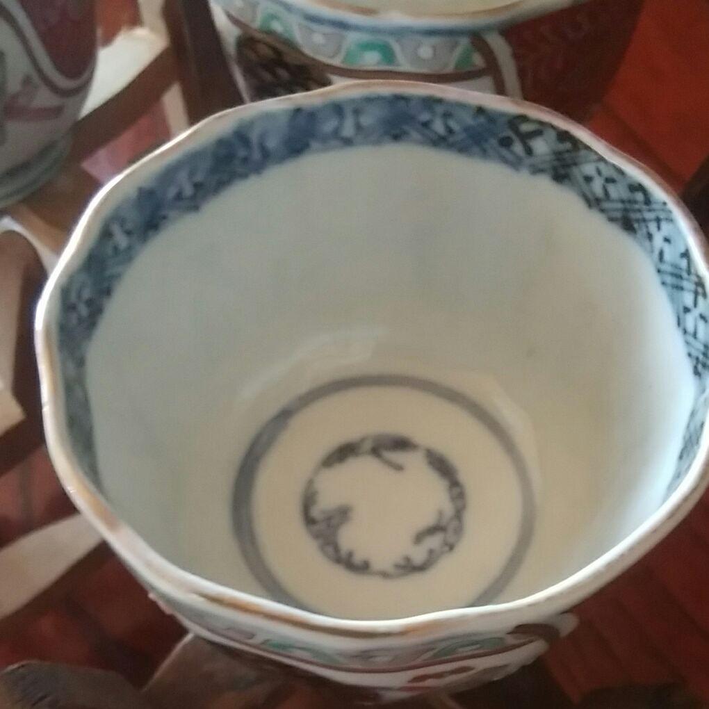 169  古伊万里　色絵　4客+1客