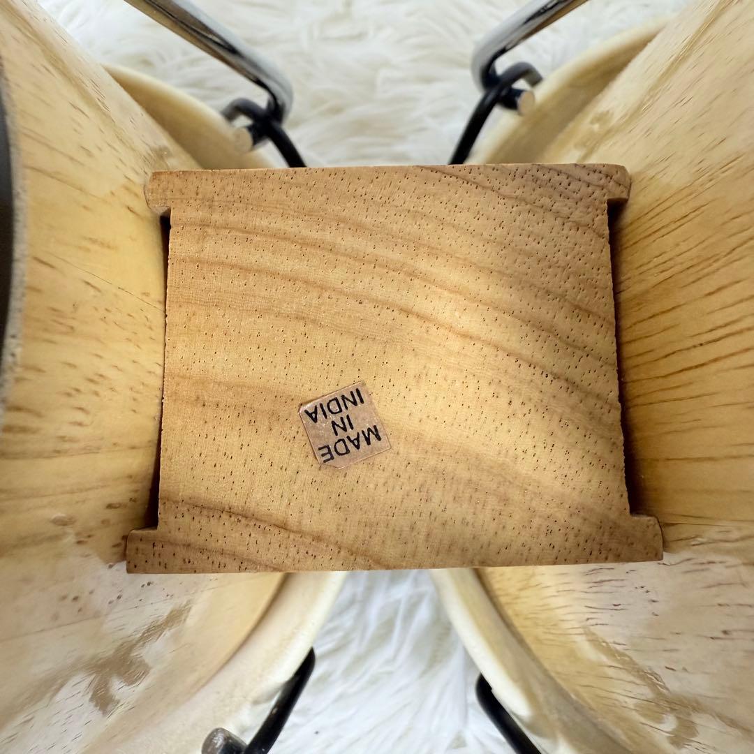 LP Music Collection ボンゴ ナチュラルウッド 入れ袋付き