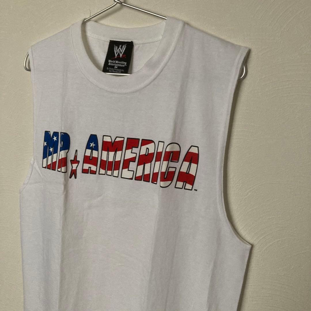 【USA製　2002年】ハルク ホーガン Mr.America ノースリーブ