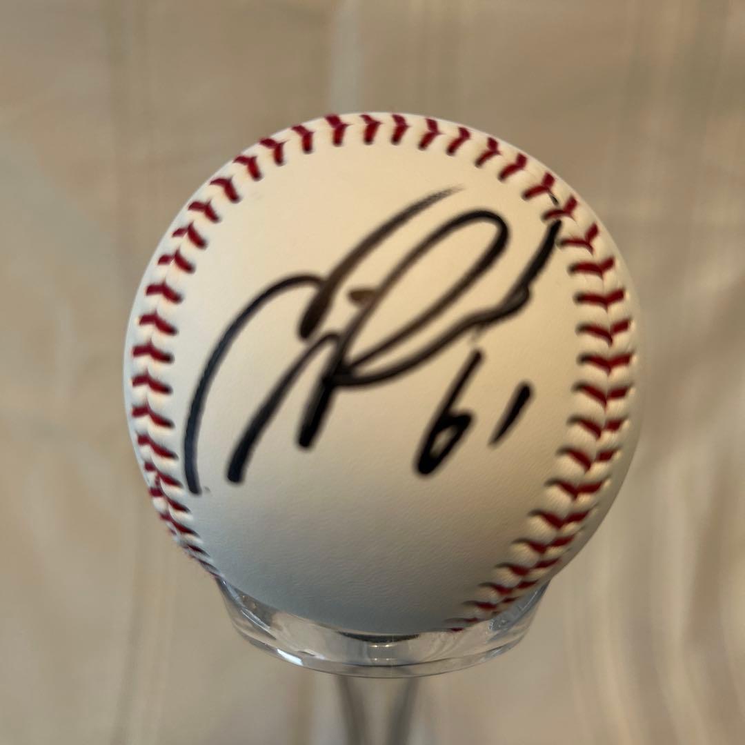 巨人　増田　陸選手　サインボール