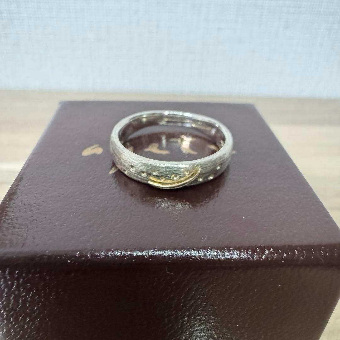 専用 agete シルバーk5 三日月リング