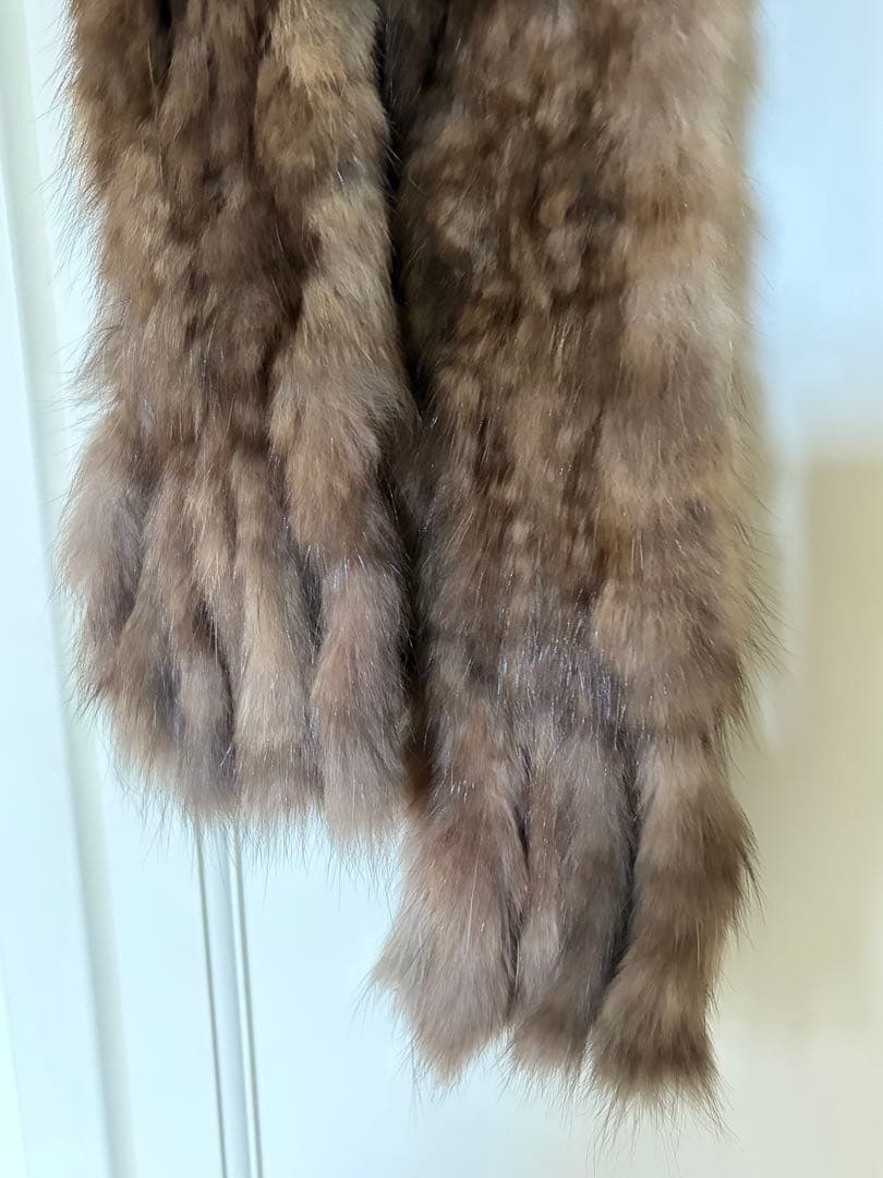 定価10万 極美品 ロシアンセーブル ファー マフラー ストール