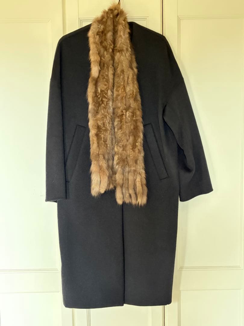 定価10万 極美品 ロシアンセーブル ファー マフラー ストール