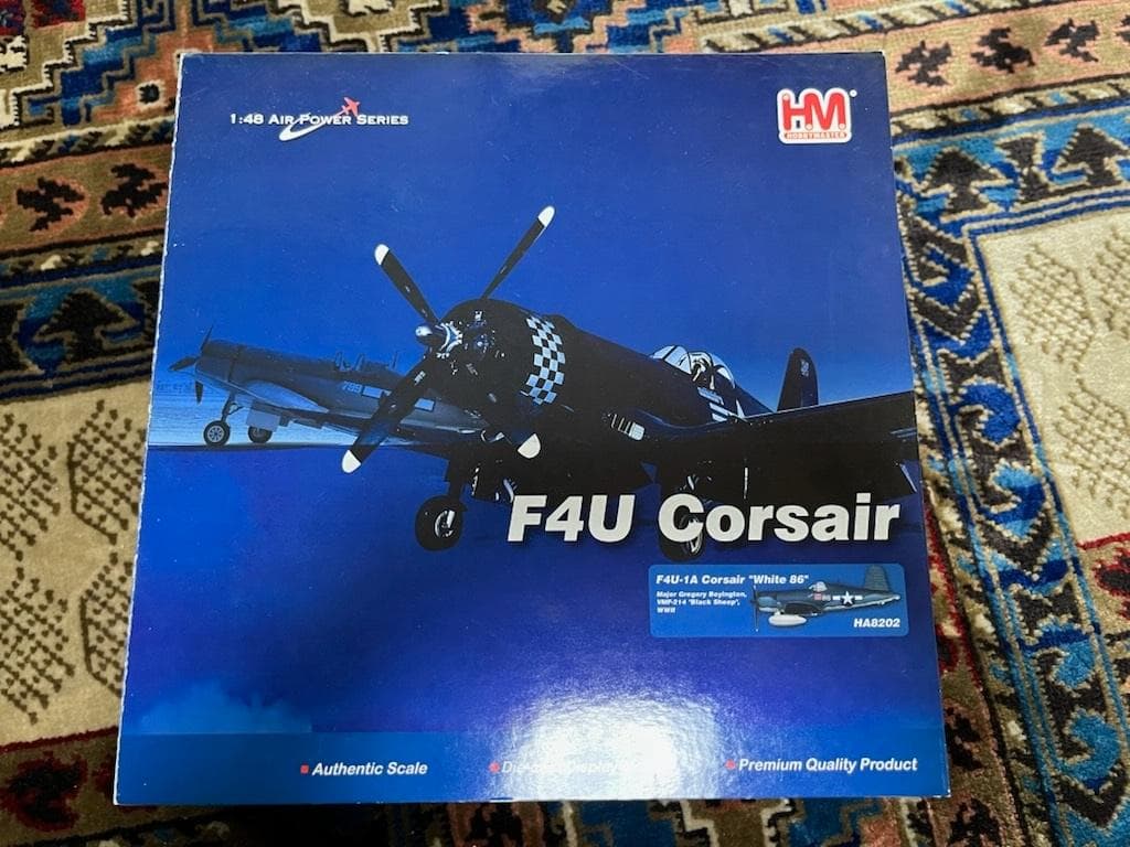 ホビーマスター 1/48 F4U-1A コルセア ブラックシープ ホワイト86