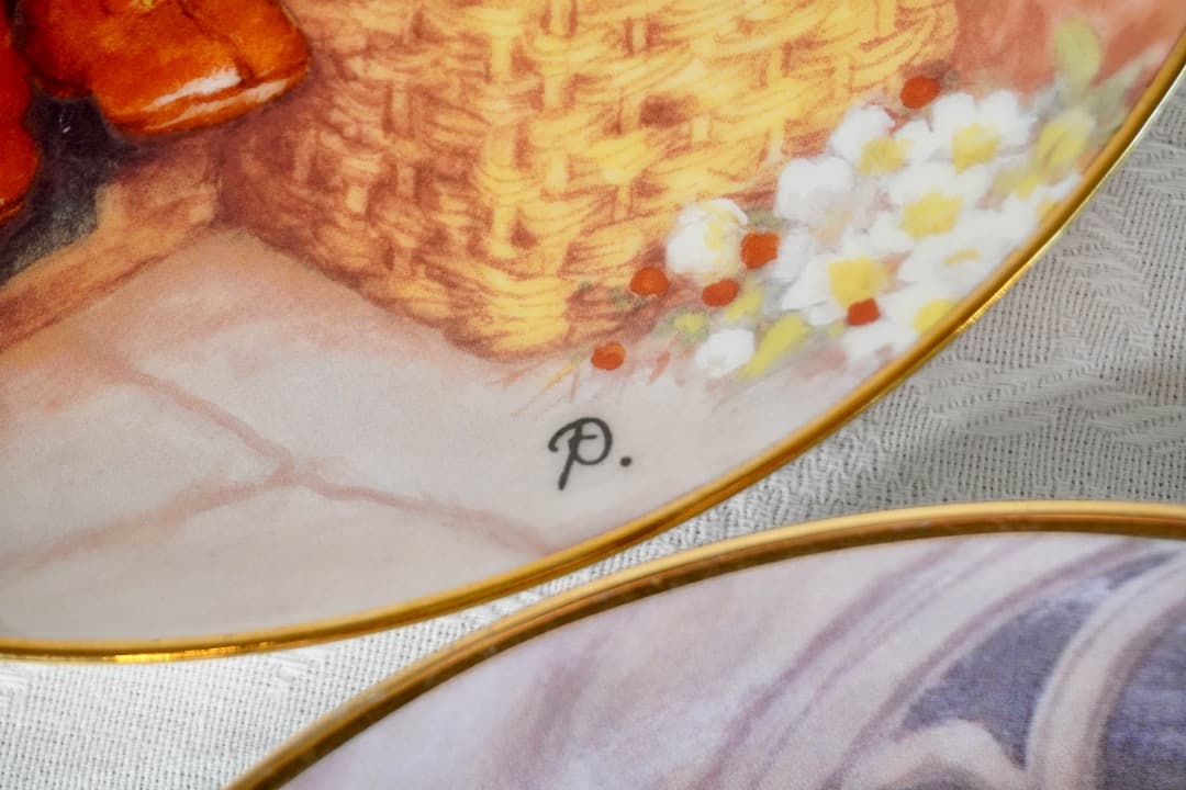 Franklin Mint テディベア 絵皿 3枚セット コレクションプレート