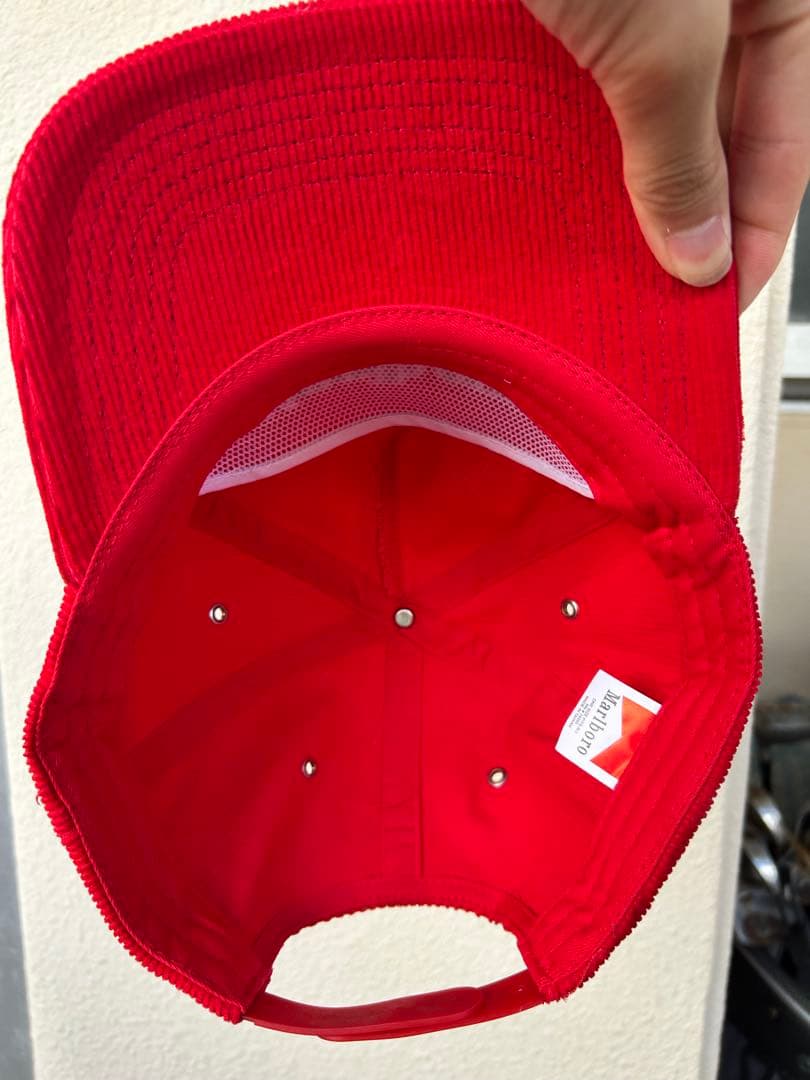Marlboro コーデュロイキャップ レッド 新品 美品 マルボロ タバコ