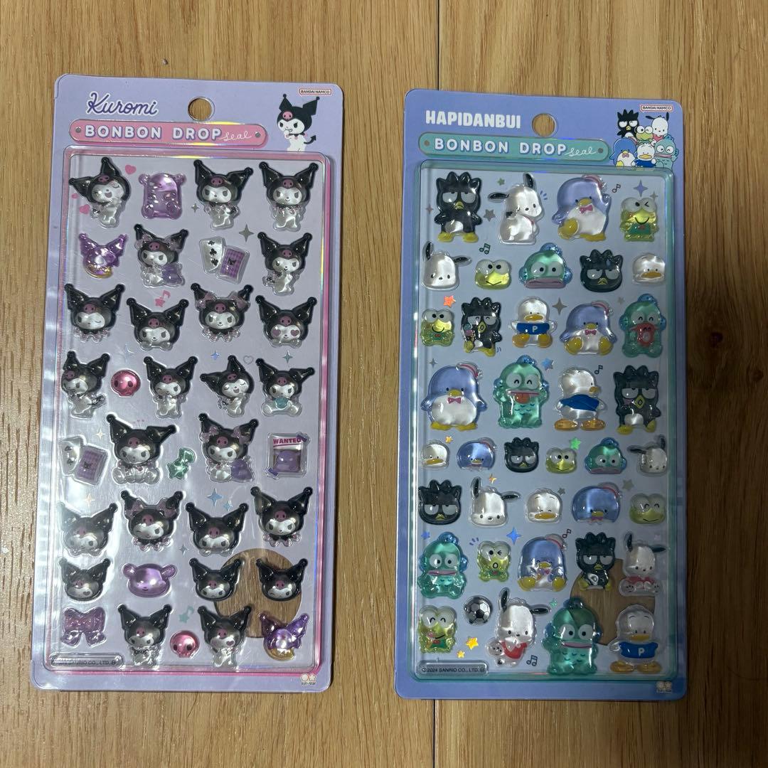 【新品、正規品】ボンボンドロップシール　はぴだんぶい ハピダンブイ サンリオ