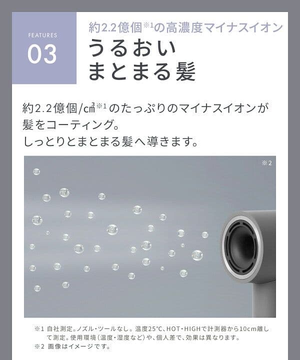 SALONIA ヘアアイロン グレー ブラシアタッチメント付き