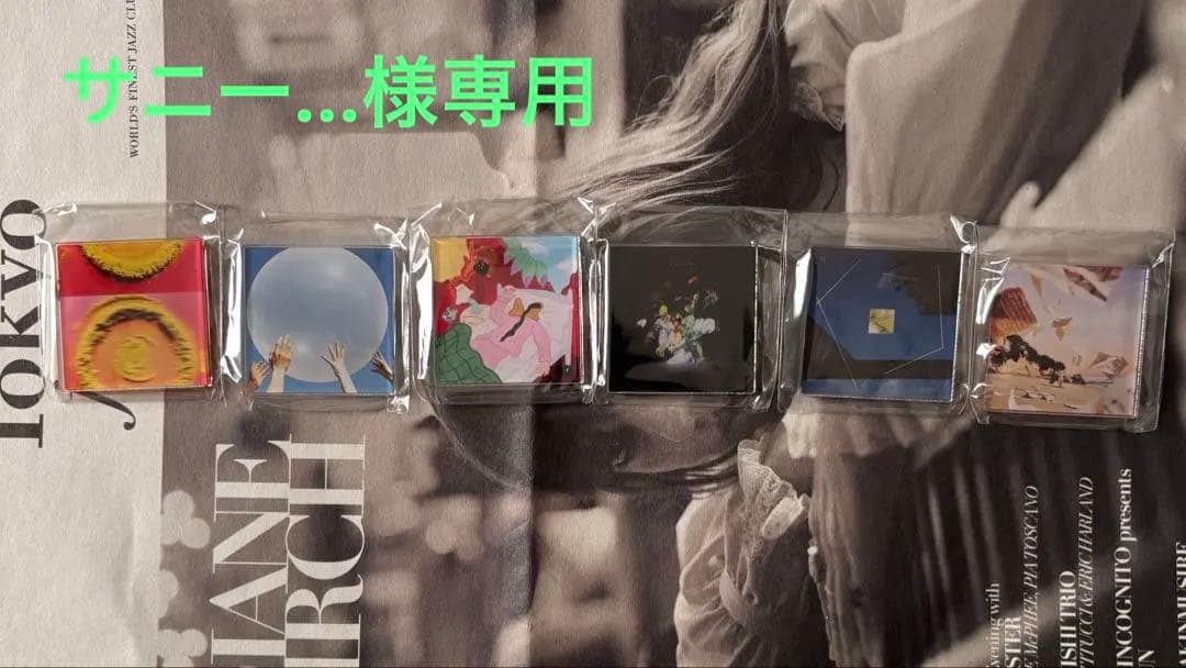 tomoo マグネット　6枚