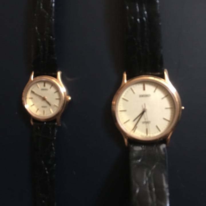 日本貨物鉄道功績章表彰記念セイコー腕時計ペア2本セット