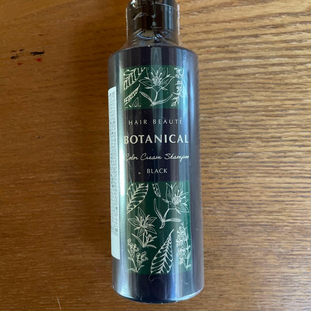 HAIR BEAUTE ボタニカル カラークリームシャンプー ブラック