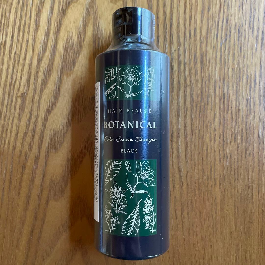 HAIR BEAUTE ボタニカル カラークリームシャンプー ブラック