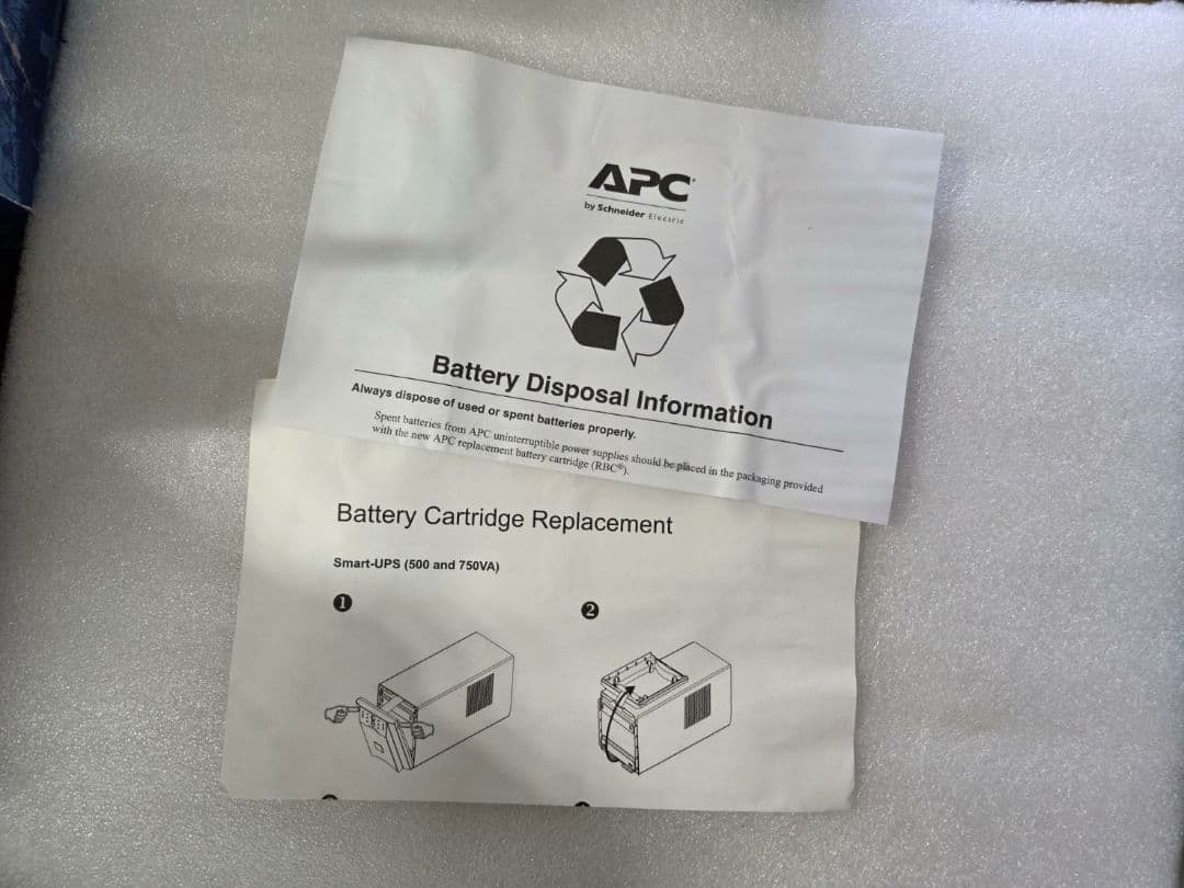 【動作未確認】APC 無停電装置交換用バッテリー RBC48L 1220-014