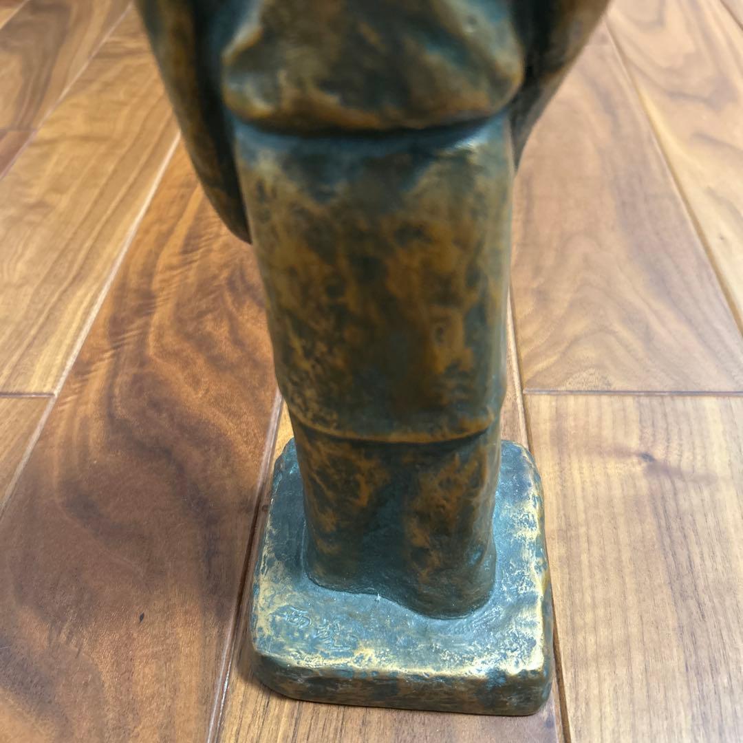 彫刻ブロンズ像　文化勲章受賞作家作品