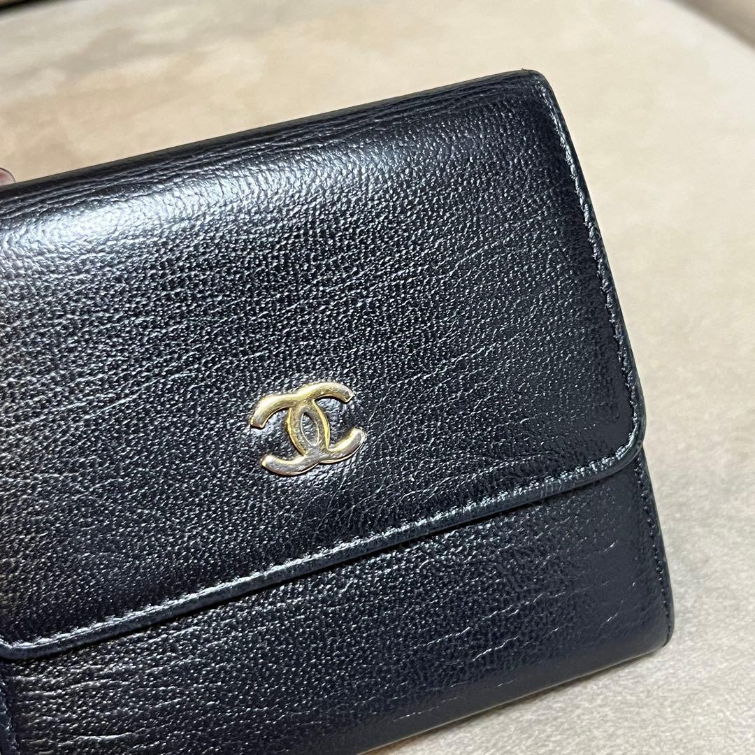 CHANEL★ダブルホック財布