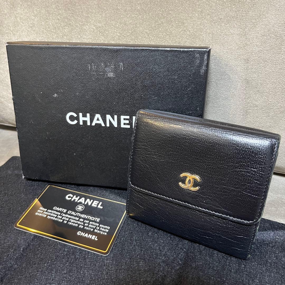 CHANEL★ダブルホック財布