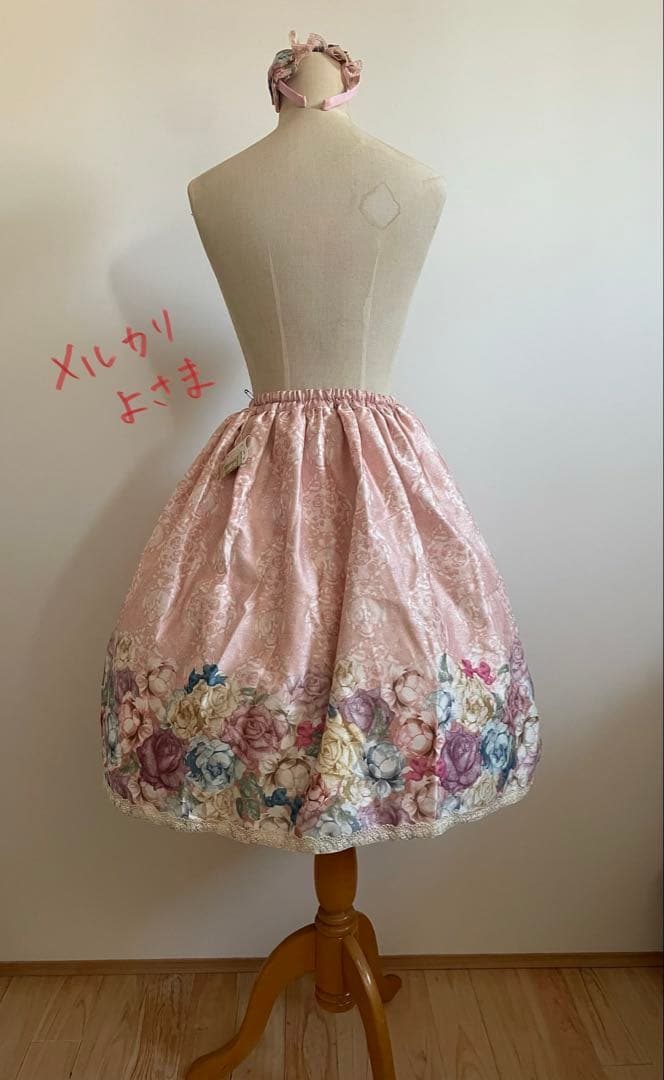 レア！新品*Enchantilly*アントワネットローズスカート＋カチューシャ