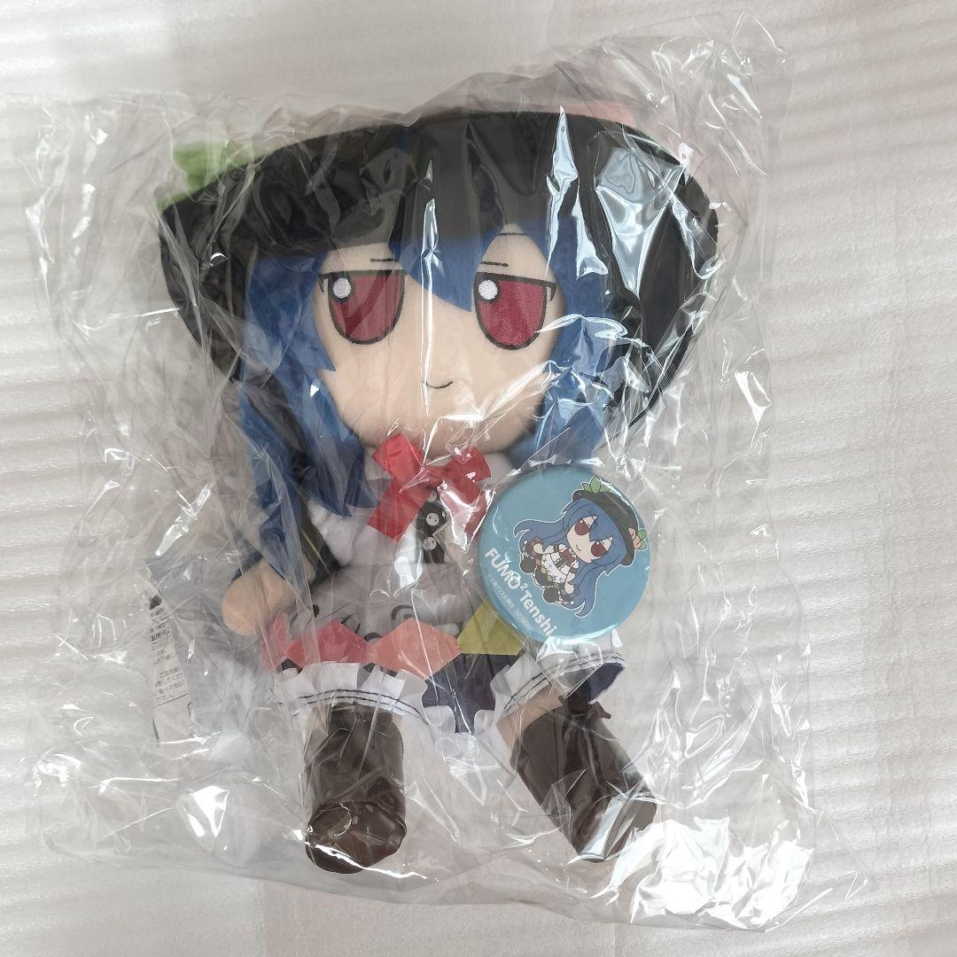 【新品未開封】東方ぬいぐるみシリーズ 44 ふもふもてんし。 缶バッジ付き