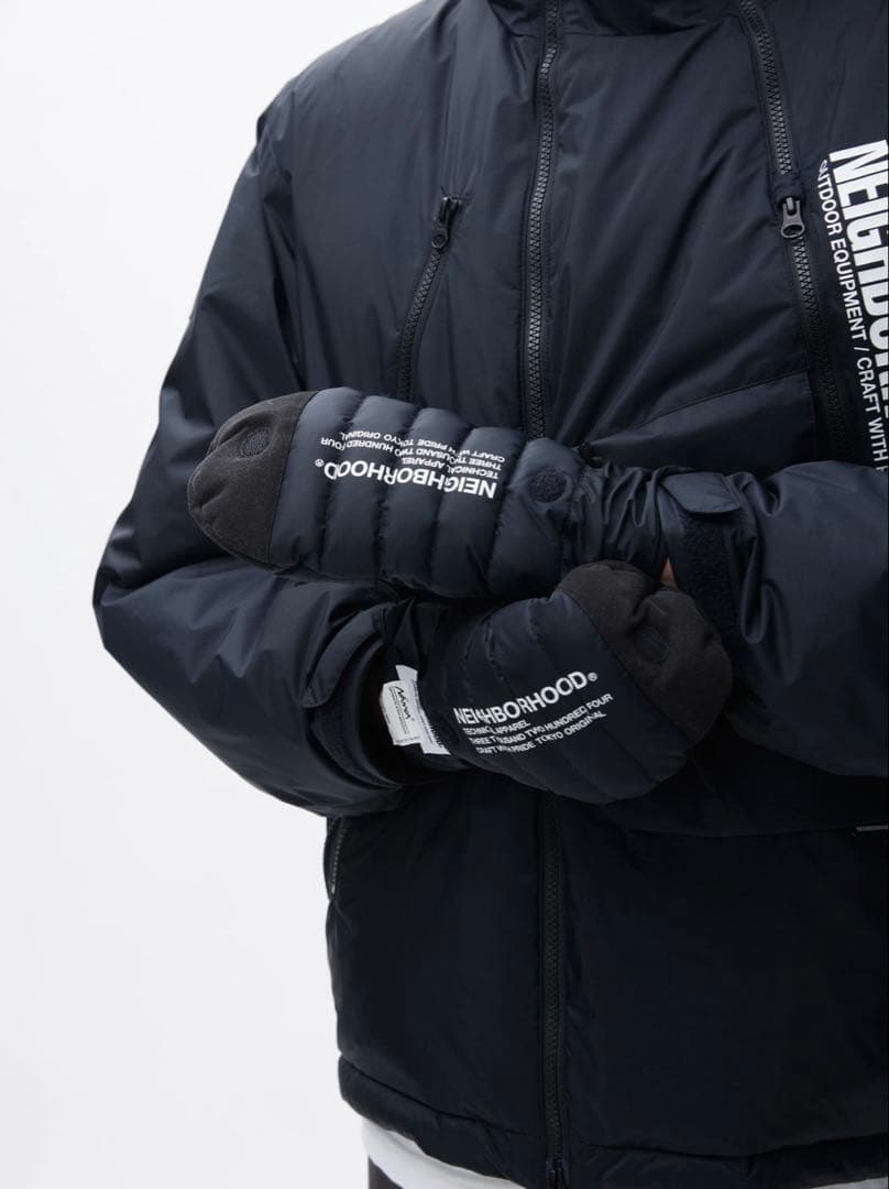 小物 NEIGHBORHOOD NH X NANGA . DOWN GLOVES L